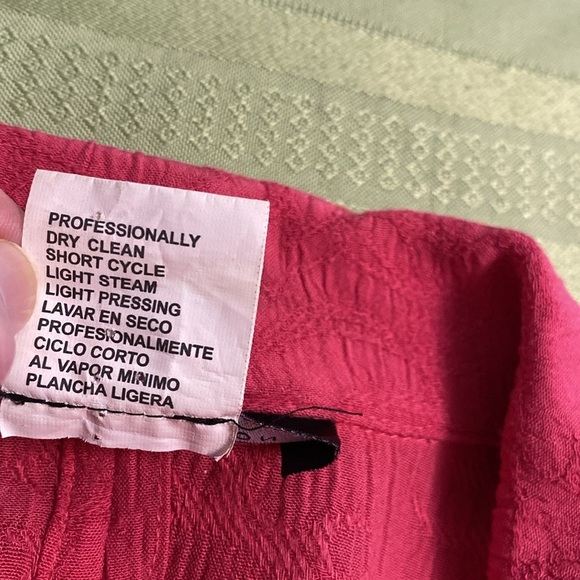 Women’s Vintage K Woman Collection Pink Dress Jacket with Embroidered Size 14 - Picture 11 of 12